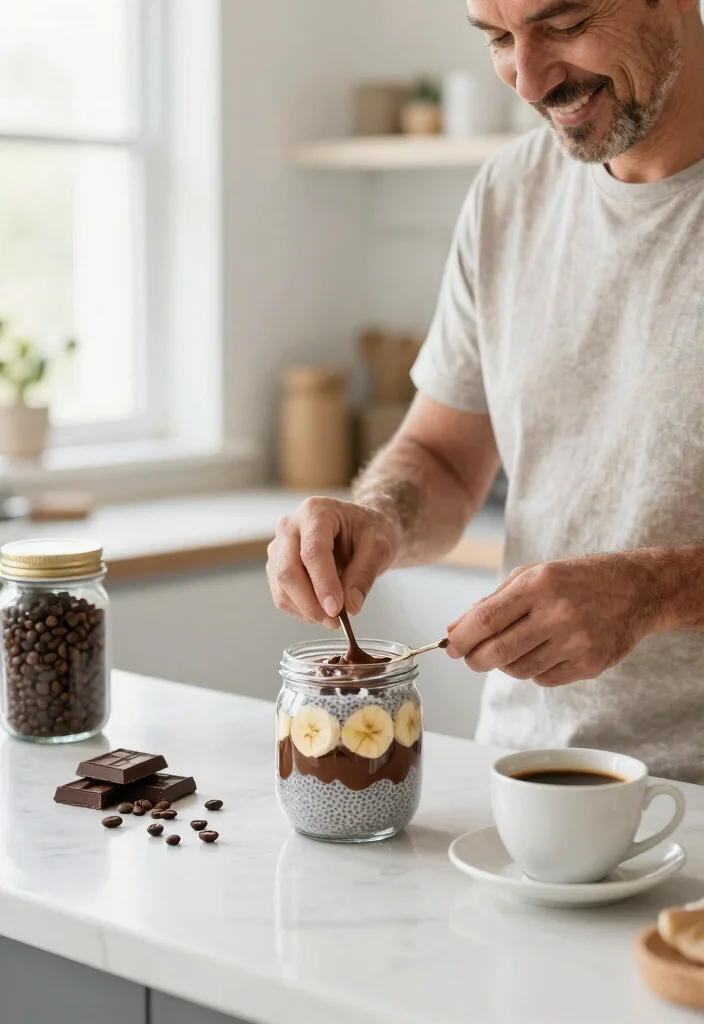10 Chia Pudding Breakfast Recipes That Hold Layers When Jarred - 7. Mocha Chia Delight 1