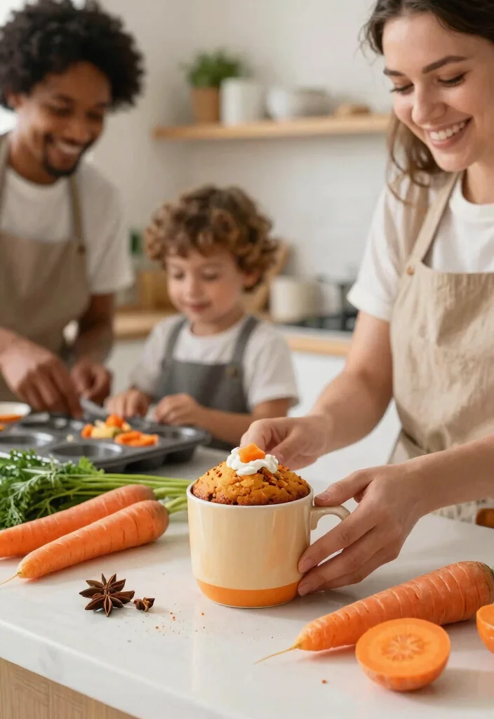 10 Light Mug Cake Ideas That Actually Taste Moist - 9. Carrot Cake Mug Cake 1