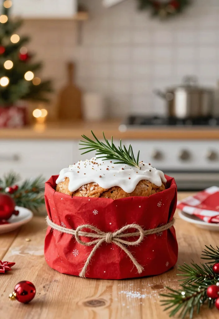 12 Christmas Cake Packaging Ideas That Protect Frosting - 4. Cloth Wraps 1