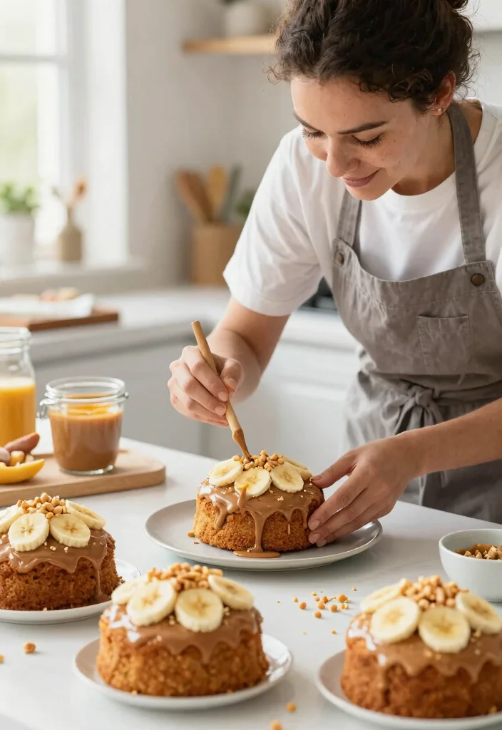 12 Fairy Cake Ideas That Hold Their Shape in Summer Heat - 10. Peanut Butter and Banana Fairy Cakes 1
