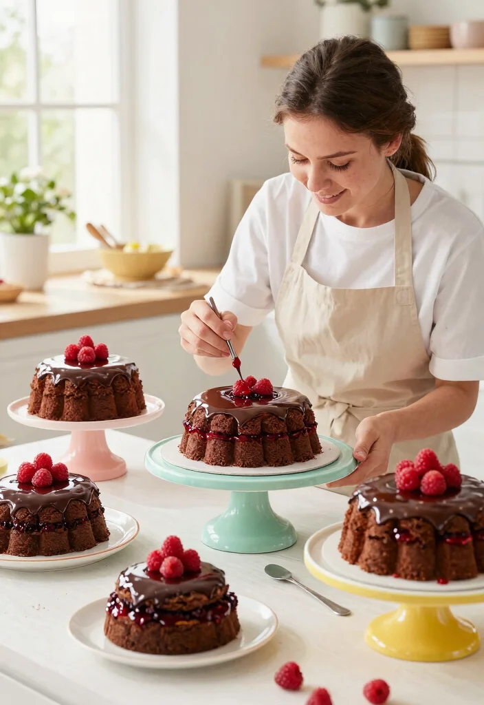 12 Fairy Cake Ideas That Hold Their Shape in Summer Heat - 3. Chocolate and Raspberry Fairy Cakes 1