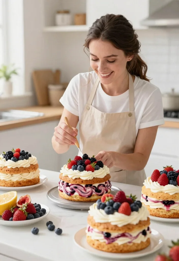 12 Fairy Cake Ideas That Hold Their Shape in Summer Heat - 5. Berry Swirl Fairy Cakes 1