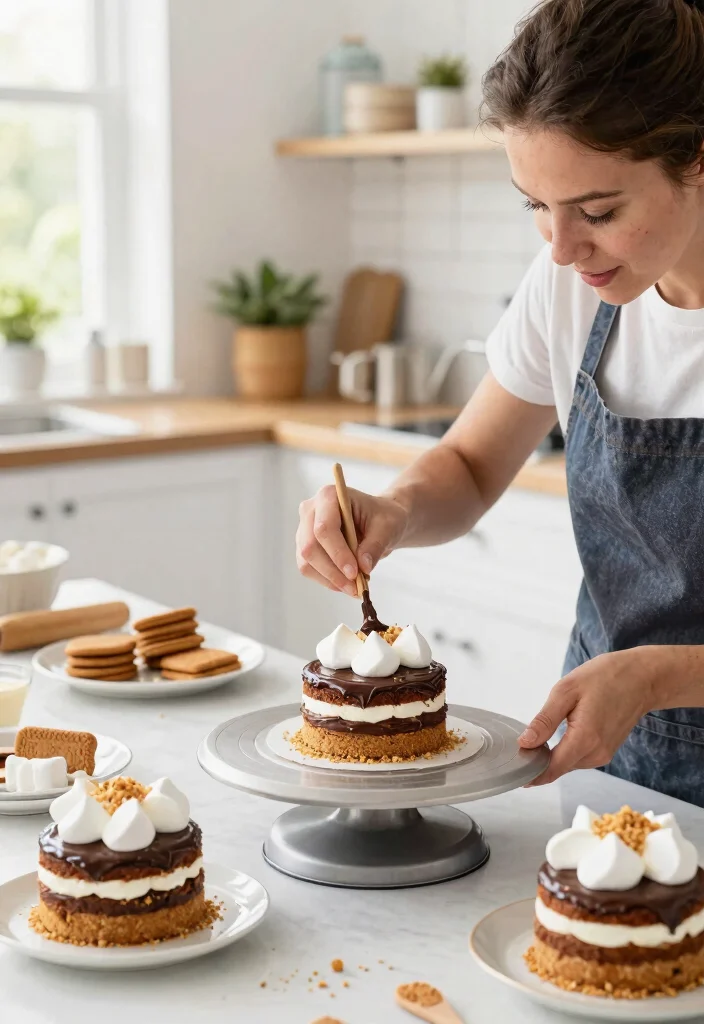 12 Fairy Cake Ideas That Hold Their Shape in Summer Heat - 6. S'mores Fairy Cakes 1