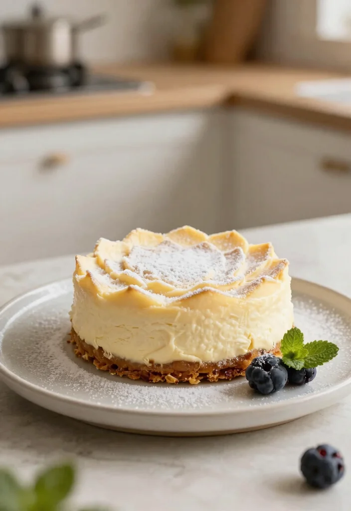 12 Lotus Cheesecake Decoration Ideas That Don't Crack When Sliced - 12. The Art of Simplicity 1
