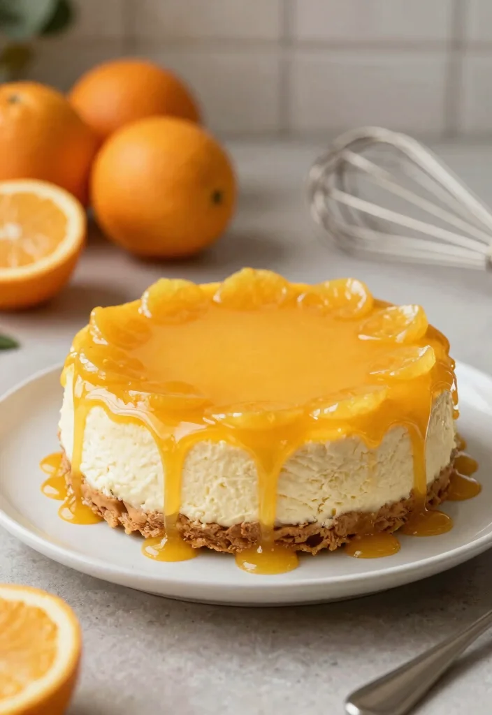 12 Lotus Cheesecake Decoration Ideas That Don't Crack When Sliced - 8. Zesty Citrus Glaze 1