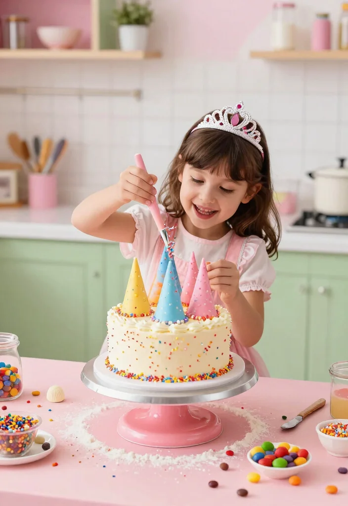 14 Bento Cake Designs for Girl With Decorations That Stay Secure in Transit - 4. Princess Castle Cake 1