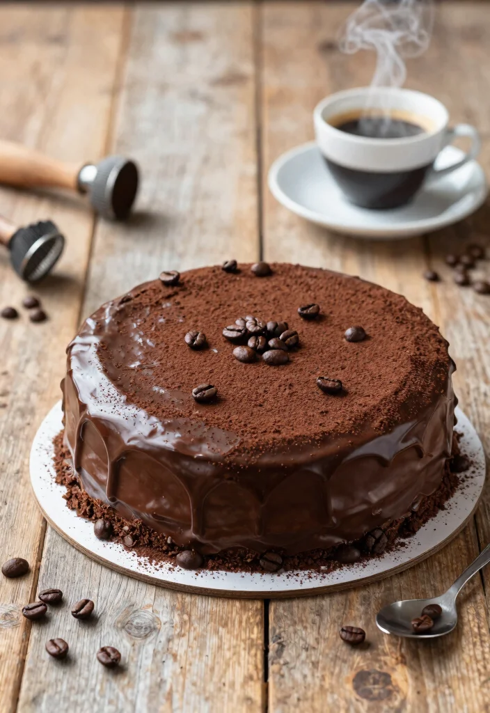 14 Cake Ideas for Boyfriend Birthday With Masculine Designs No Fondant Needed - 10. Mocha Cake with Chocolate Ganache 1