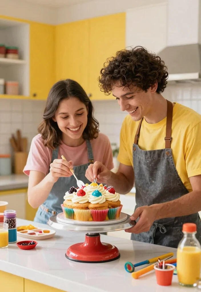 14 Creative Birthday Cake for Boyfriend Ideas Using Basic Pan Shapes - 12. Giant Cupcake Cake 1