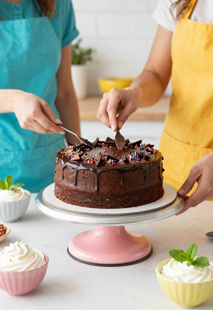 14 Creative Birthday Cake for Boyfriend Ideas Using Basic Pan Shapes - 2. Classic Round Chocolate Fudge Cake 1