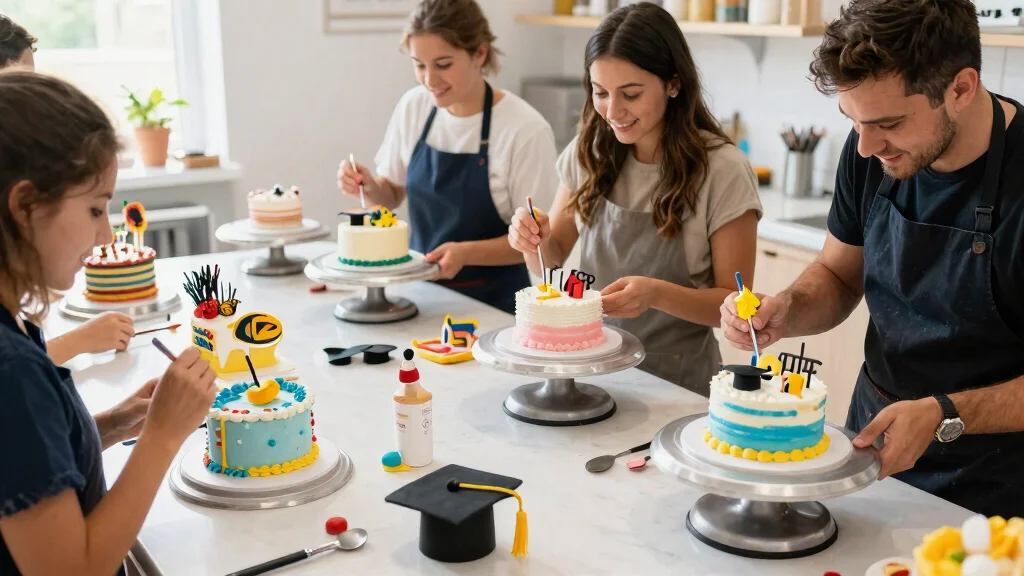 14 Graduation Mini Cake Ideas That Stack Without Sliding