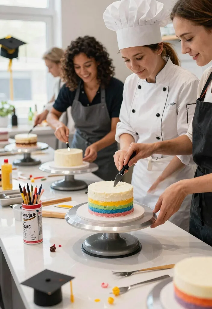 14 Graduation Mini Cake Ideas That Stack Without Sliding - 14. Surprise Inside Cakes 1