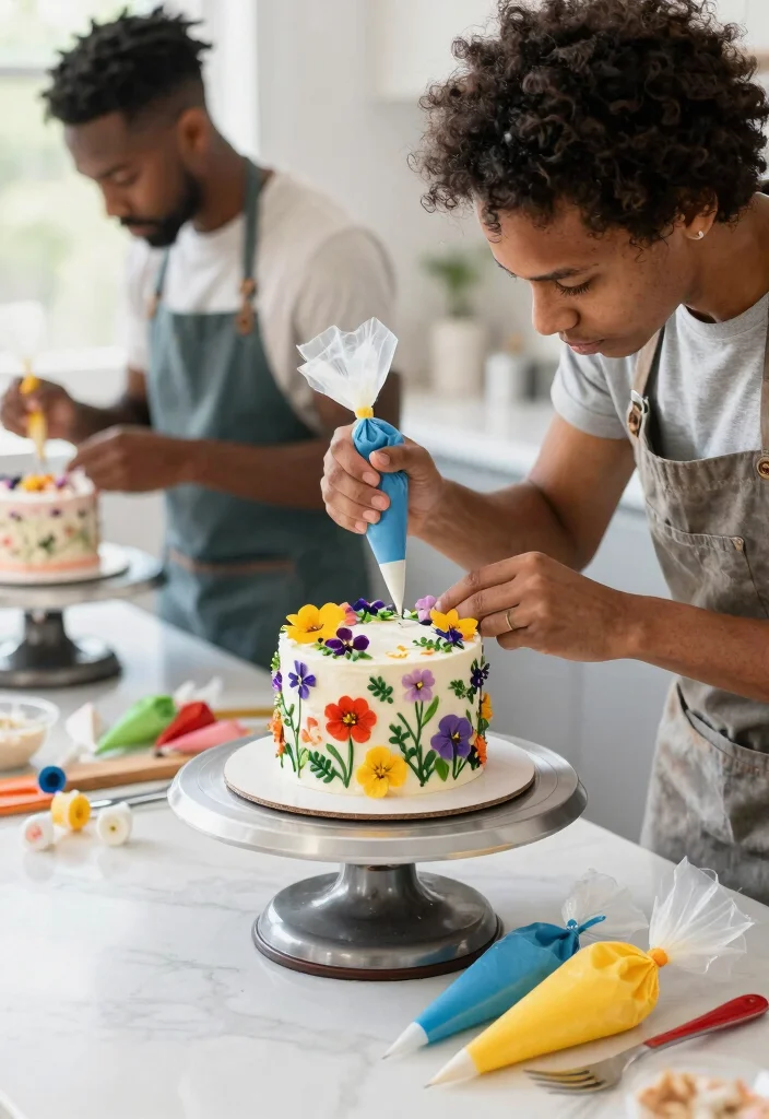 14 Graduation Mini Cake Ideas That Stack Without Sliding - 3. Sweet Garden Graduation 1
