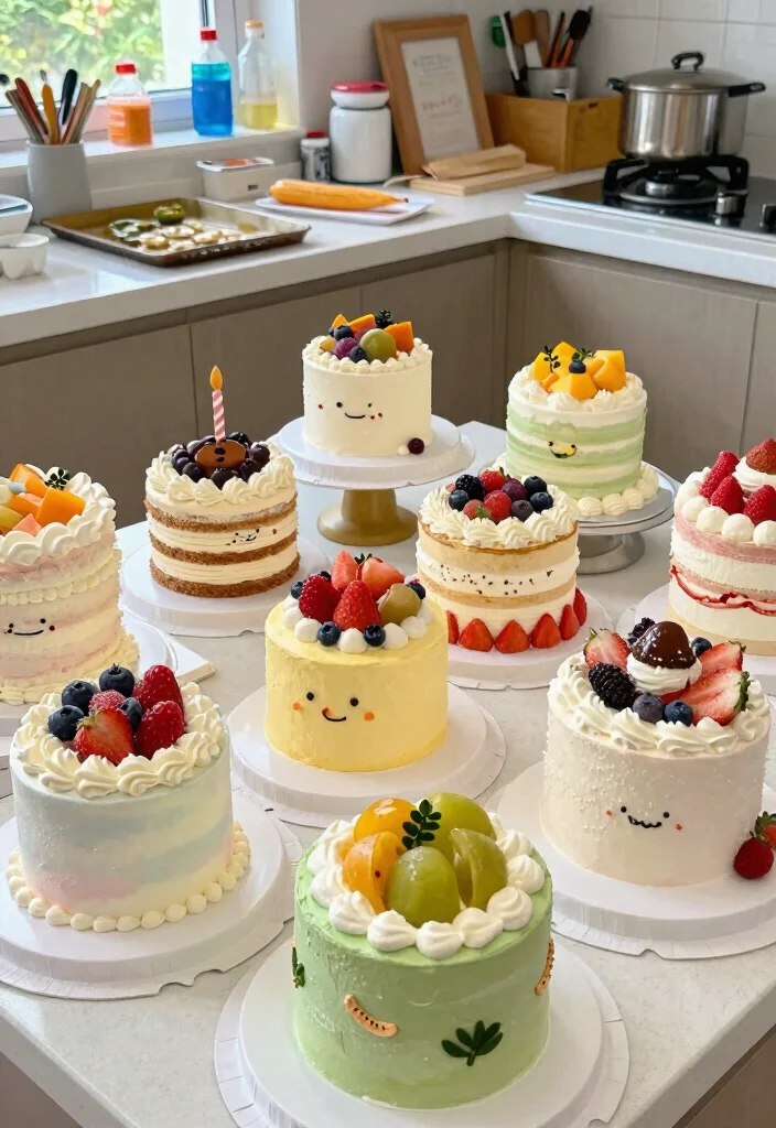 14 Graduation Mini Cake Ideas That Stack Without Sliding - 6. Fun Flavor Explosion 1