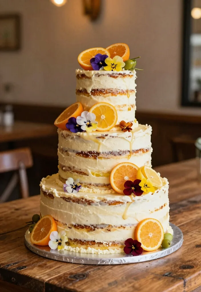 14 Italian Wedding Cake Ideas That Support Multiple Tiers - 13. Citrus Olive Oil Cake 1