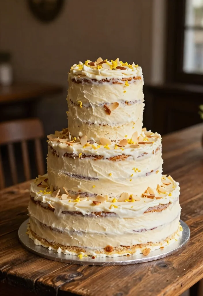 14 Italian Wedding Cake Ideas That Support Multiple Tiers - 8. Sweet Ricotta Cake 1