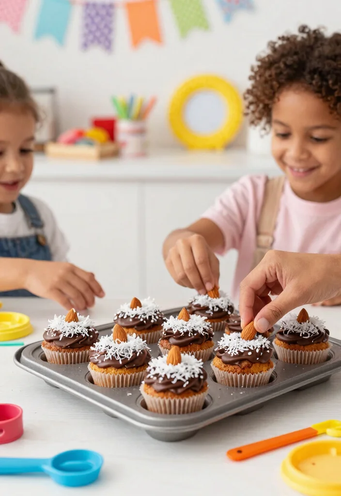 14 Mini Birthday Cake Ideas That Travel Solo Without a Dowel - 11. Almond Joy Mini Cakes 1