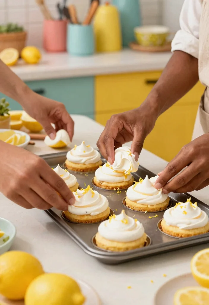14 Mini Birthday Cake Ideas That Travel Solo Without a Dowel - 7. Lemon Meringue Mini Cakes 1