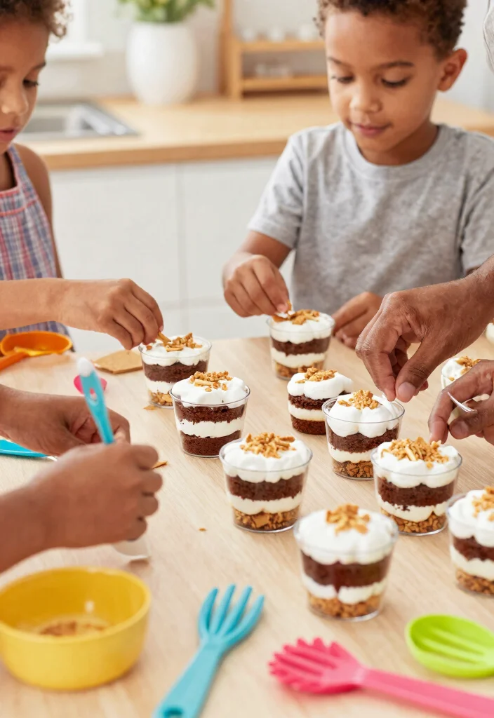 14 Mini Birthday Cake Ideas That Travel Solo Without a Dowel - 8. S'mores Mini Cakes 1