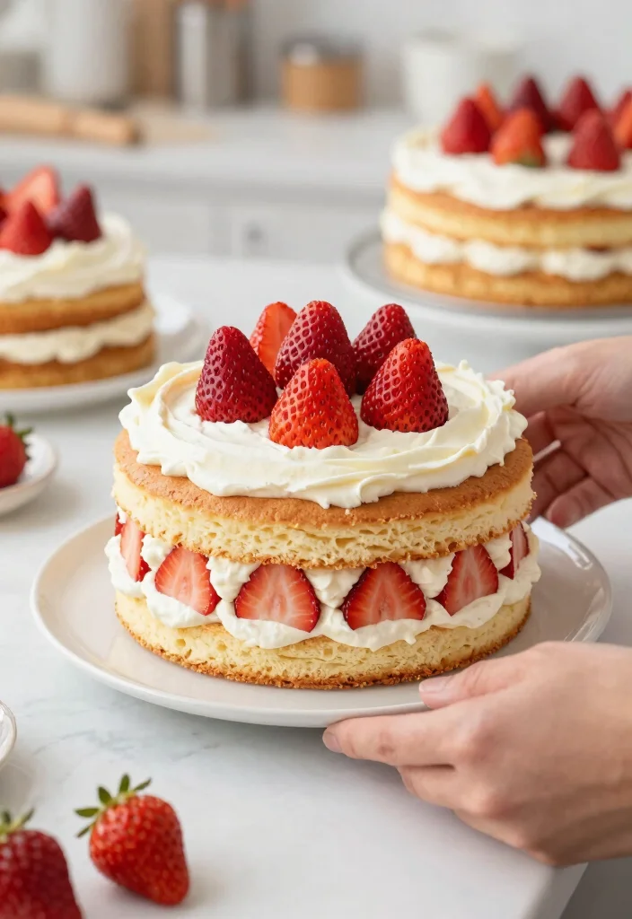 14 Strawberry Naked Cake Ideas That Don't Dry Out - 1. Classic Strawberry Naked Cake 1