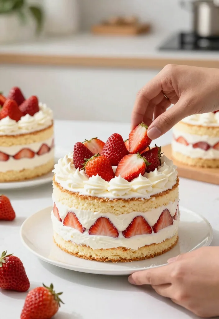 14 Strawberry Naked Cake Ideas That Don't Dry Out - 8. Strawberry Coconut Naked Cake 1