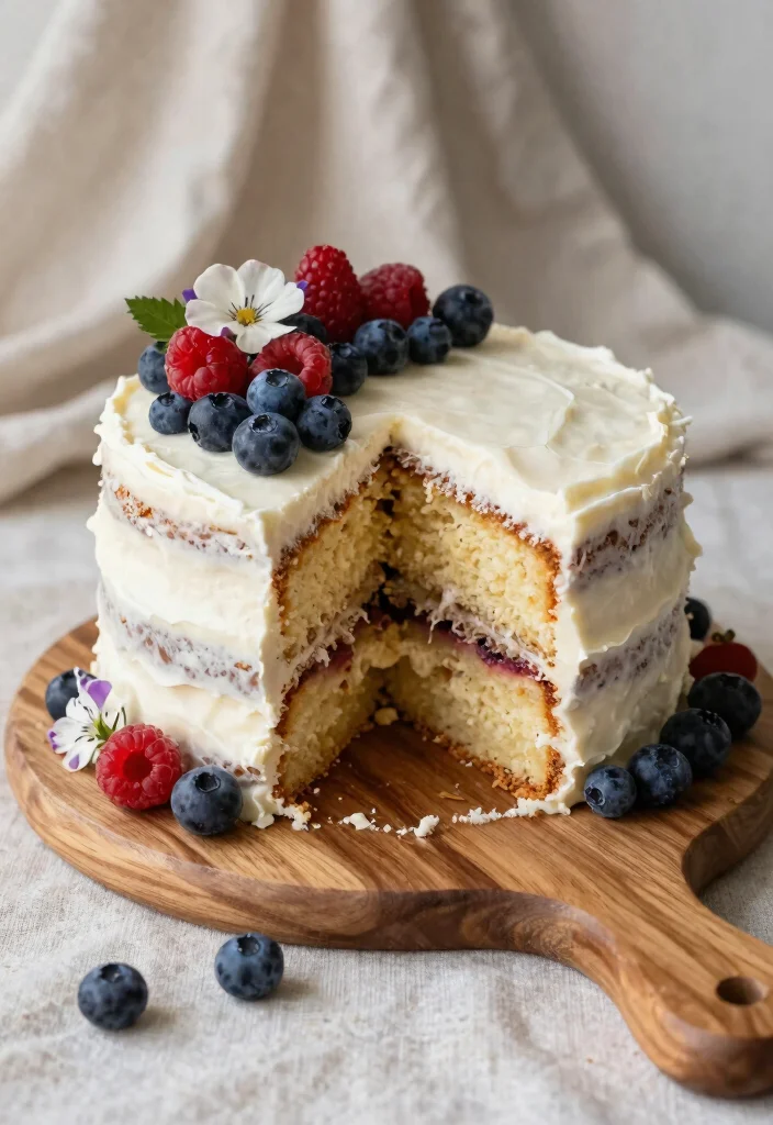 15 Anniversary Cake Pictures That Look Bakery-Quality With Store-Bought Frosting - 3. Rustic Naked Cake 1