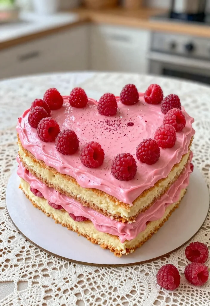 15 Anniversary Cake Pictures That Look Bakery-Quality With Store-Bought Frosting - 7. Sweet Heart Cake 1
