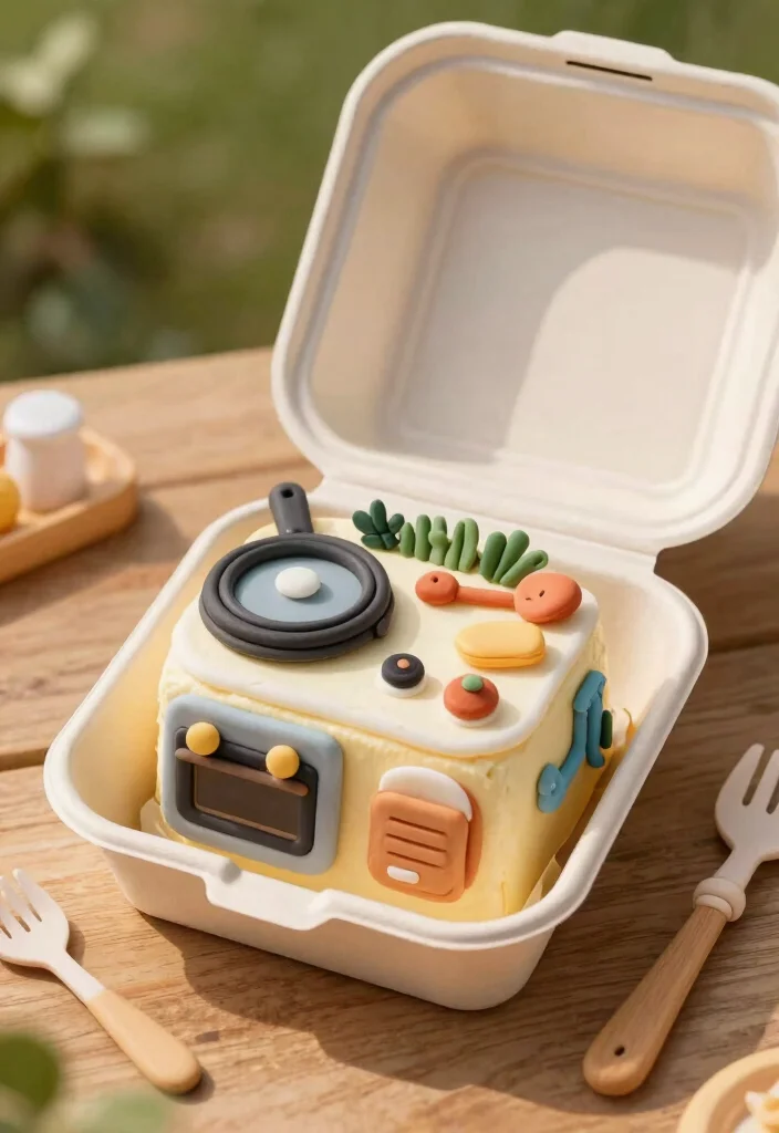 15 Bento Birthday Cake for Boyfriend Ideas That Travel Well - 9. Culinary Enthusiast Bento Cake 1