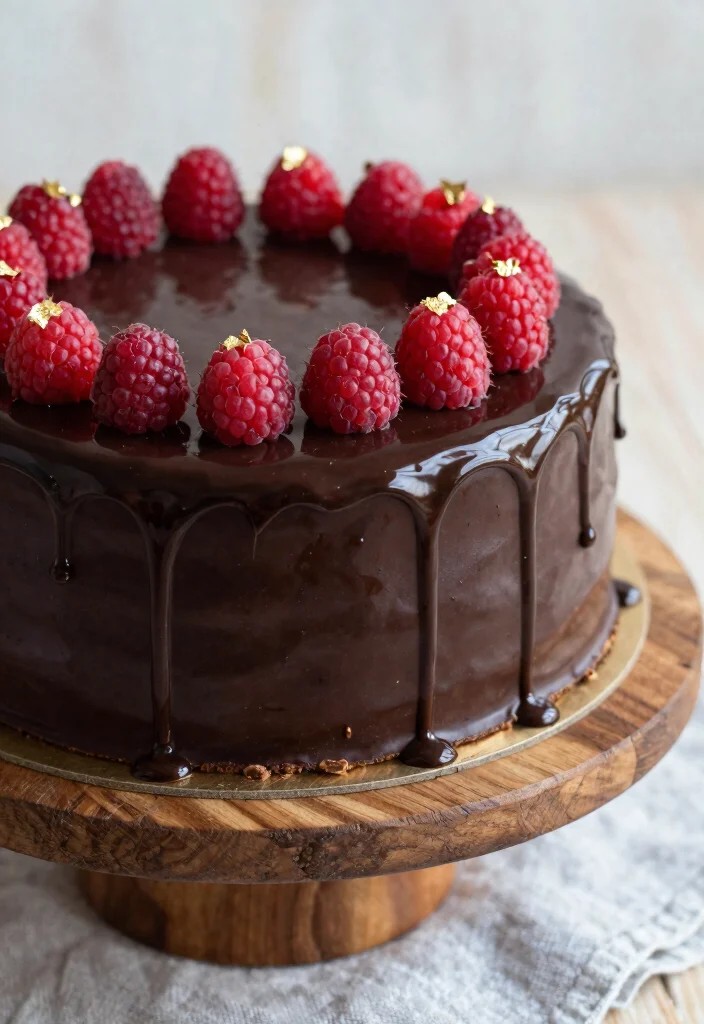 15 Happy Birthday Husband Cake Ideas Without Juvenile Sprinkles - 1. Dark Chocolate Ganache Cake 1