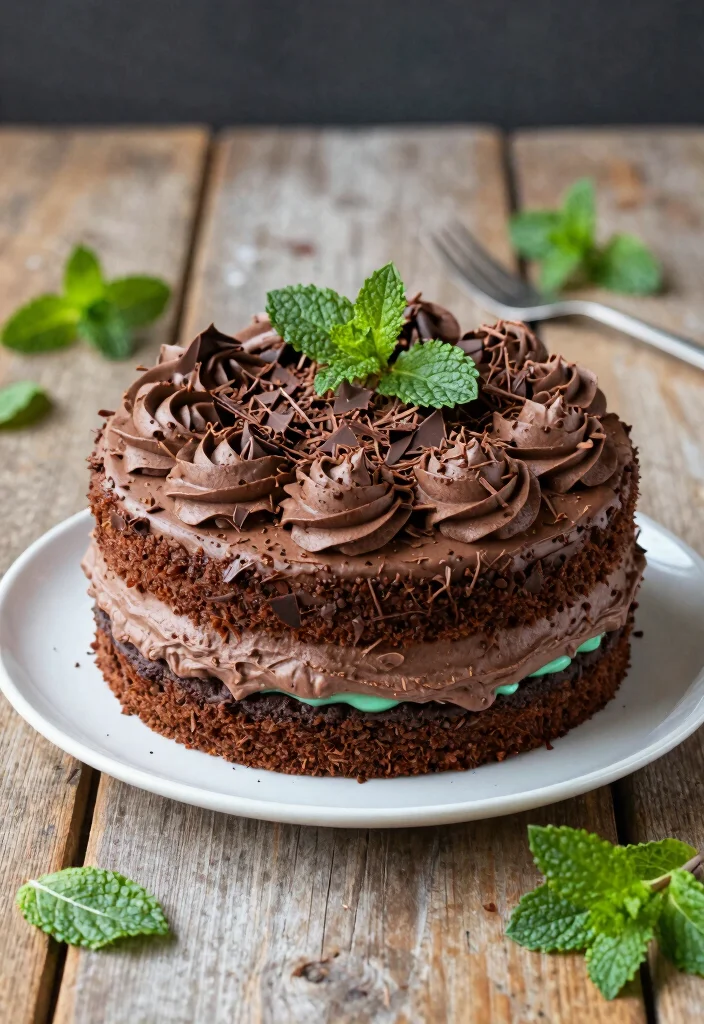 15 Happy Birthday Husband Cake Ideas Without Juvenile Sprinkles - 12. Chocolate Mint Cake 1