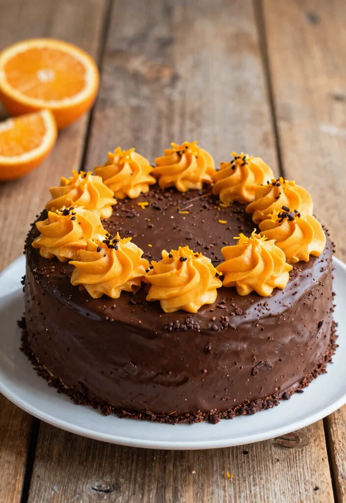 15 Happy Birthday Husband Cake Ideas Without Juvenile Sprinkles - 14. Chocolate Orange Cake 1