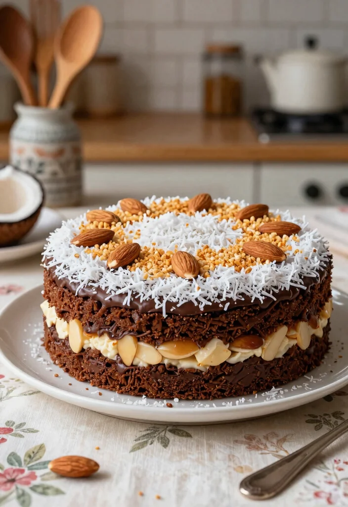 15 Happy Birthday Husband Cake Ideas Without Juvenile Sprinkles - 3. Almond Joy Cake 1