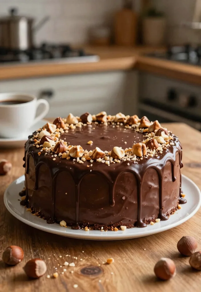 15 Happy Birthday Husband Cake Ideas Without Juvenile Sprinkles - 7. Chocolate Hazelnut Cake 1