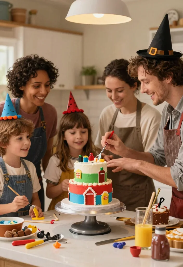 15 Harry Potter Cake Ideas That Look Polished Without Fondant - 6. House Colors Layer Cake 1