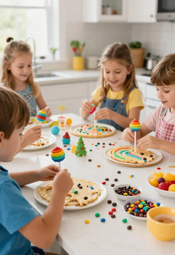 15 Rainbow Cake Pops That Don't Fall Off the Stick - 10. Rainbow Cookie Dough Cake Pops 1