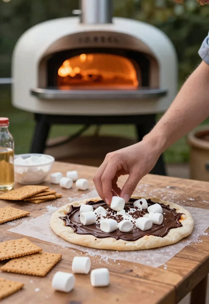 18 Ooni Pizza Oven Recipes That Don't Burn Before the Center Cooks - 18. S'mores Dessert Pizza 1