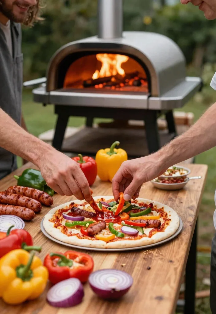 18 Ooni Pizza Oven Recipes That Don't Burn Before the Center Cooks - 2. Spicy Italian Sausage & Peppers 1