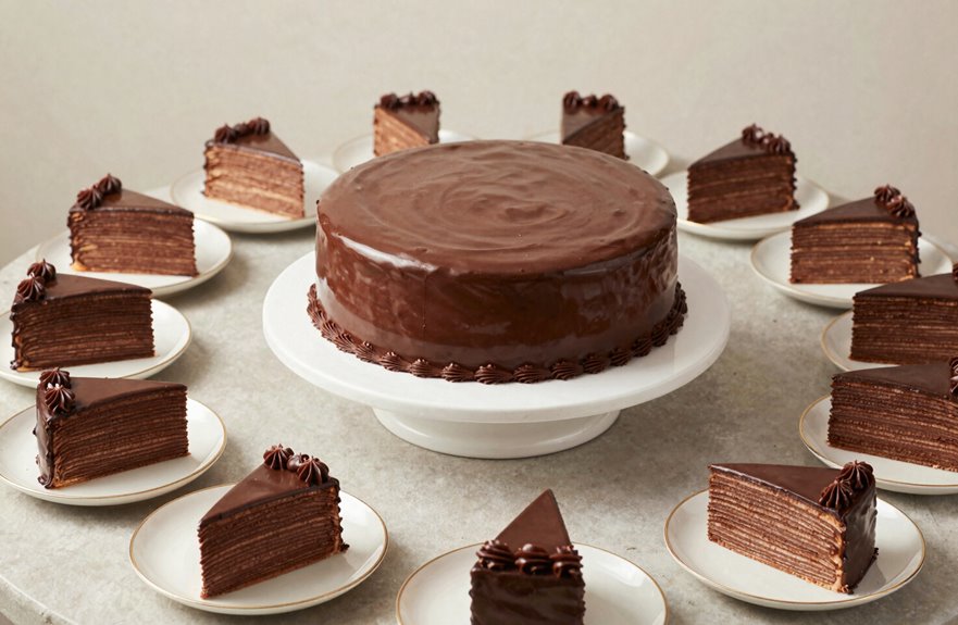 8 inch cake serves twenty roughly