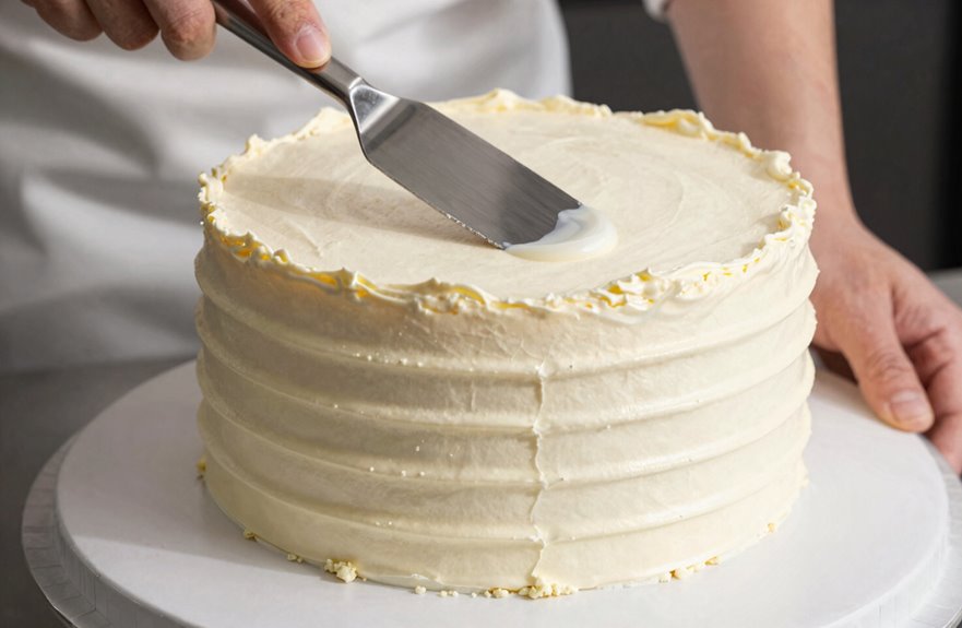 10 Steps to Spread Icing on Cake Like a Pro 4 buttercream spiral even layers