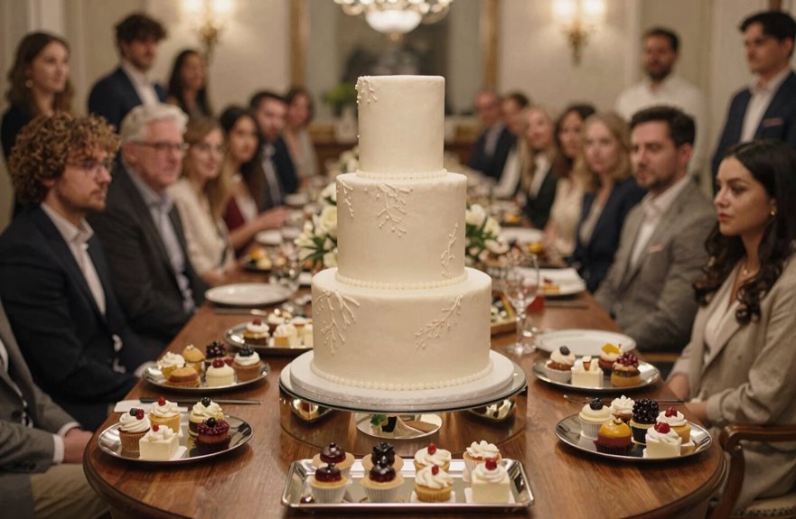 How to Choose the Right Cake Size for 50 Guests 4 cake dessert options single vs mini selection