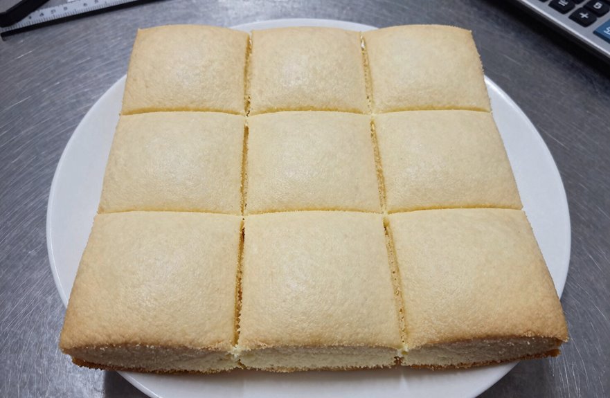 How Many Pieces Are in a Half Sheet Cake? 6 calculate sheet cake servings by area