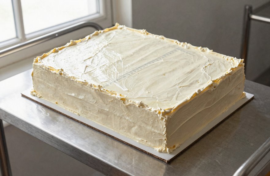 How Many Pieces Are in a Half Sheet Cake? 10 chilled stable half sheet transport