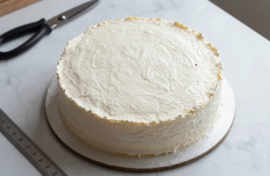 cutting 9x13 cake for 30 servings