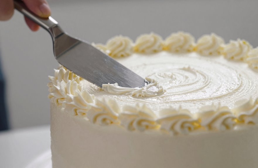 10 Steps to Spread Icing on Cake Like a Pro 8 final coat for smooth finish