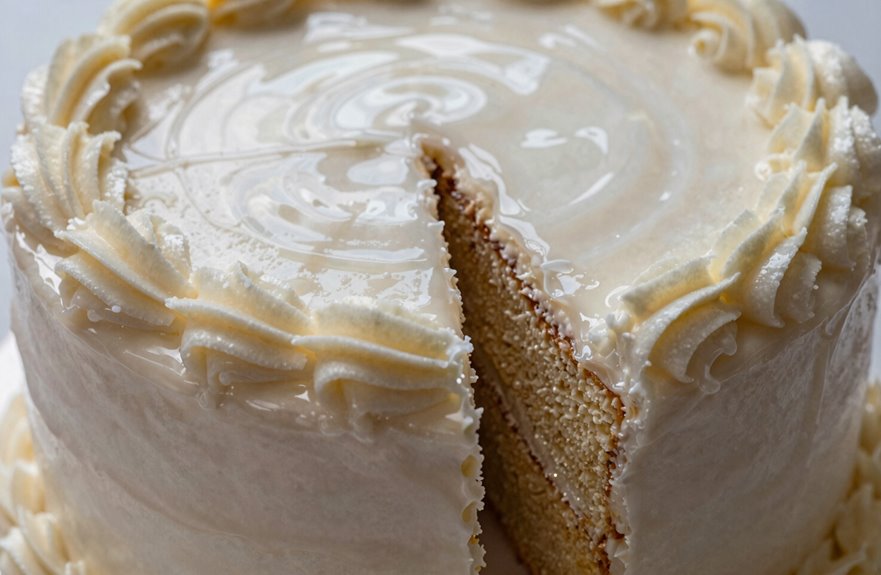glaze on warm frosting cool
