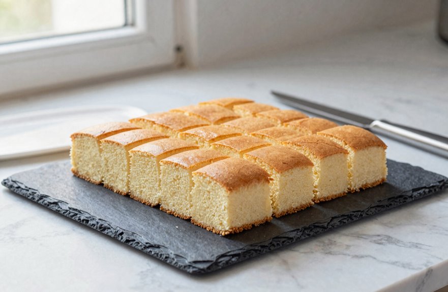 How Many Pieces Are in a Half Sheet Cake? 8 greased parchment lined two thirds rotated