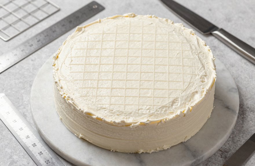 How Many People Does a 10-Inch Cake Serve? 6 grid cut yields more portions than wedges