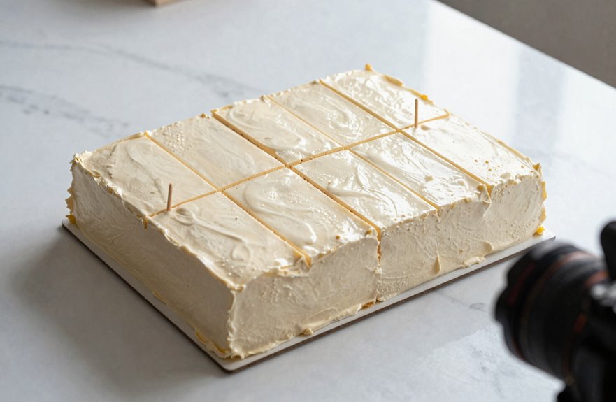 How Many Pieces Should You Cut From a Half Sheet Cake? 2 half sheet cake serves 45