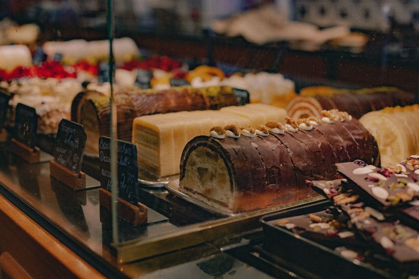 large flat rectangular cakes