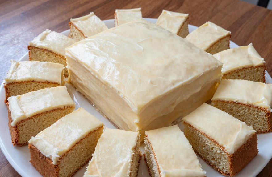 quarter sheet cake serving sizes