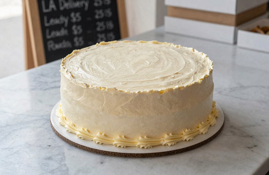 quarter sheet cake sizing and timing